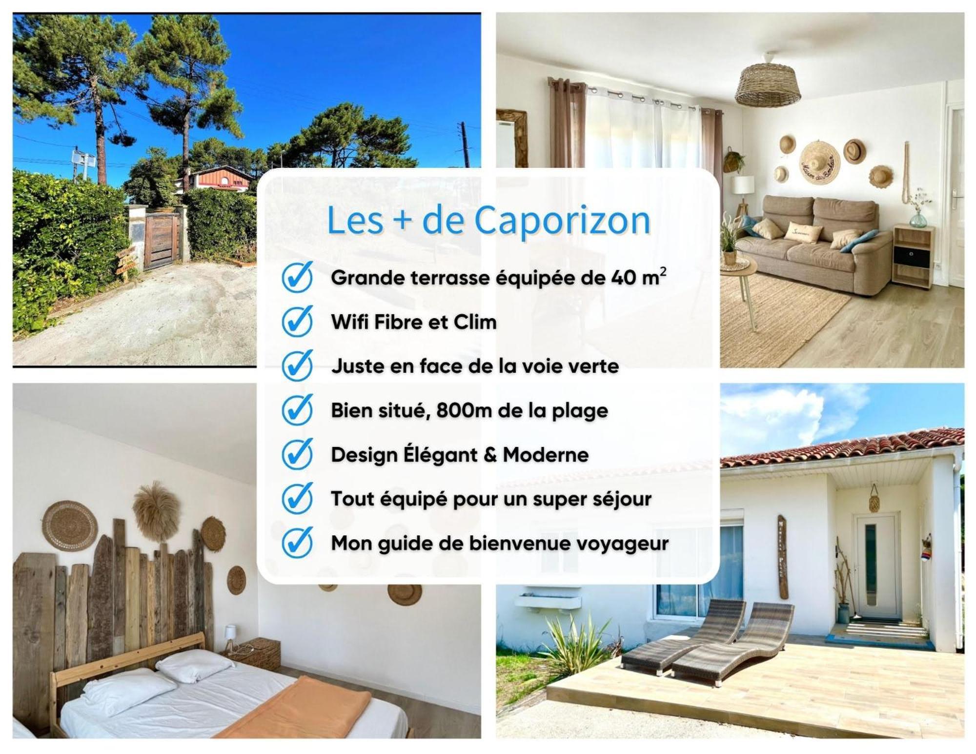 Caporizon-Villa Courant-Terrasse-Proche Plage Mimizan-Plage Εξωτερικό φωτογραφία
